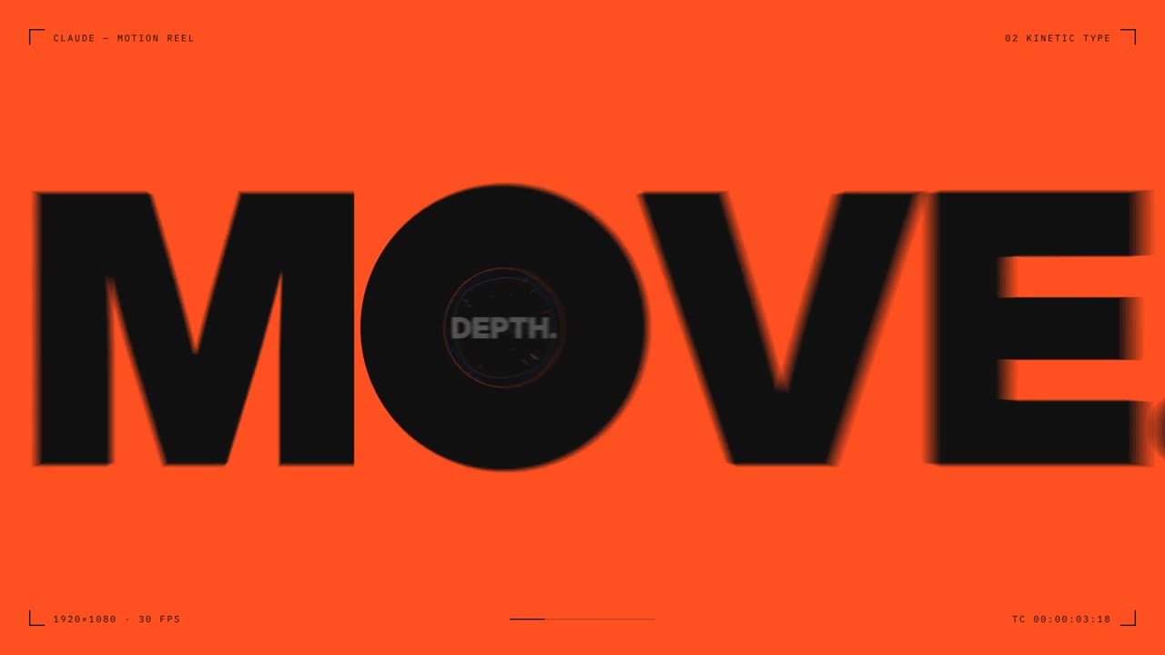 検証例：オレンジの地に巨大な黒い英字 MOVE